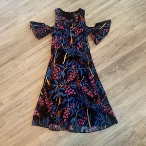 Floral Cold Shoulder dress by Maeve size 0